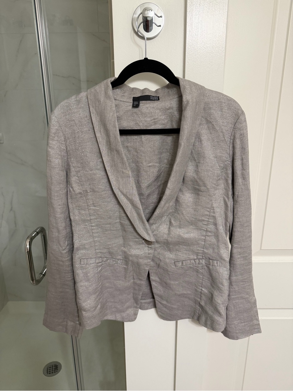 Eileen Fisher Linen Blazer Jacket